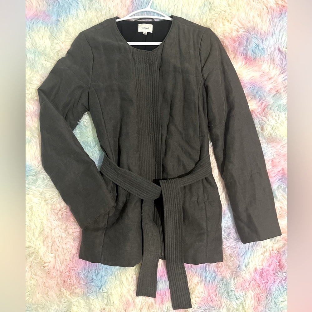 WILFRED belted linen jacket